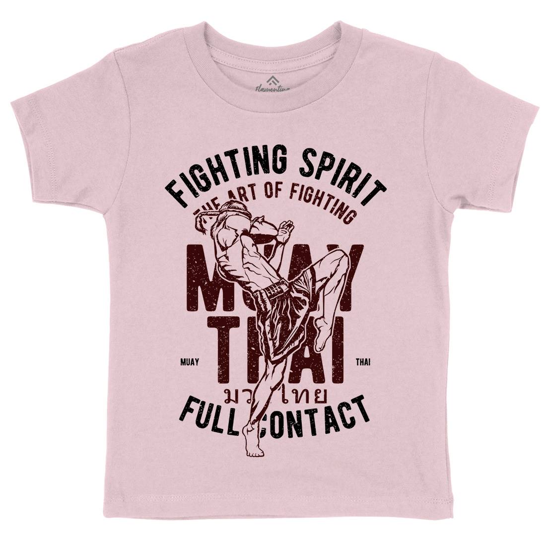 Fighting Spirit Kids Crew Neck T-Shirt Sport A655