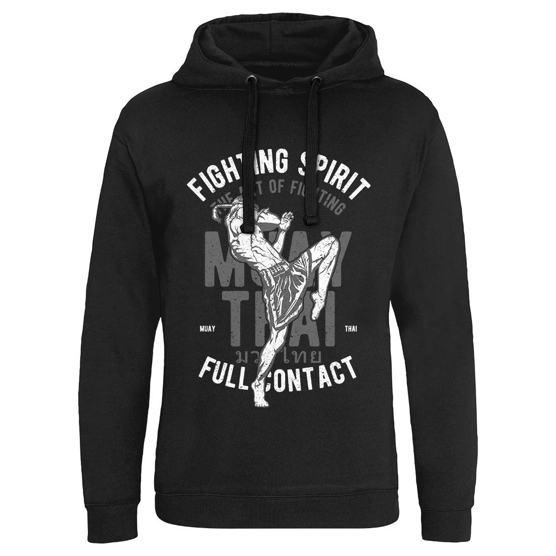 Fighting Spirit Mens Hoodie Without Pocket Sport A655