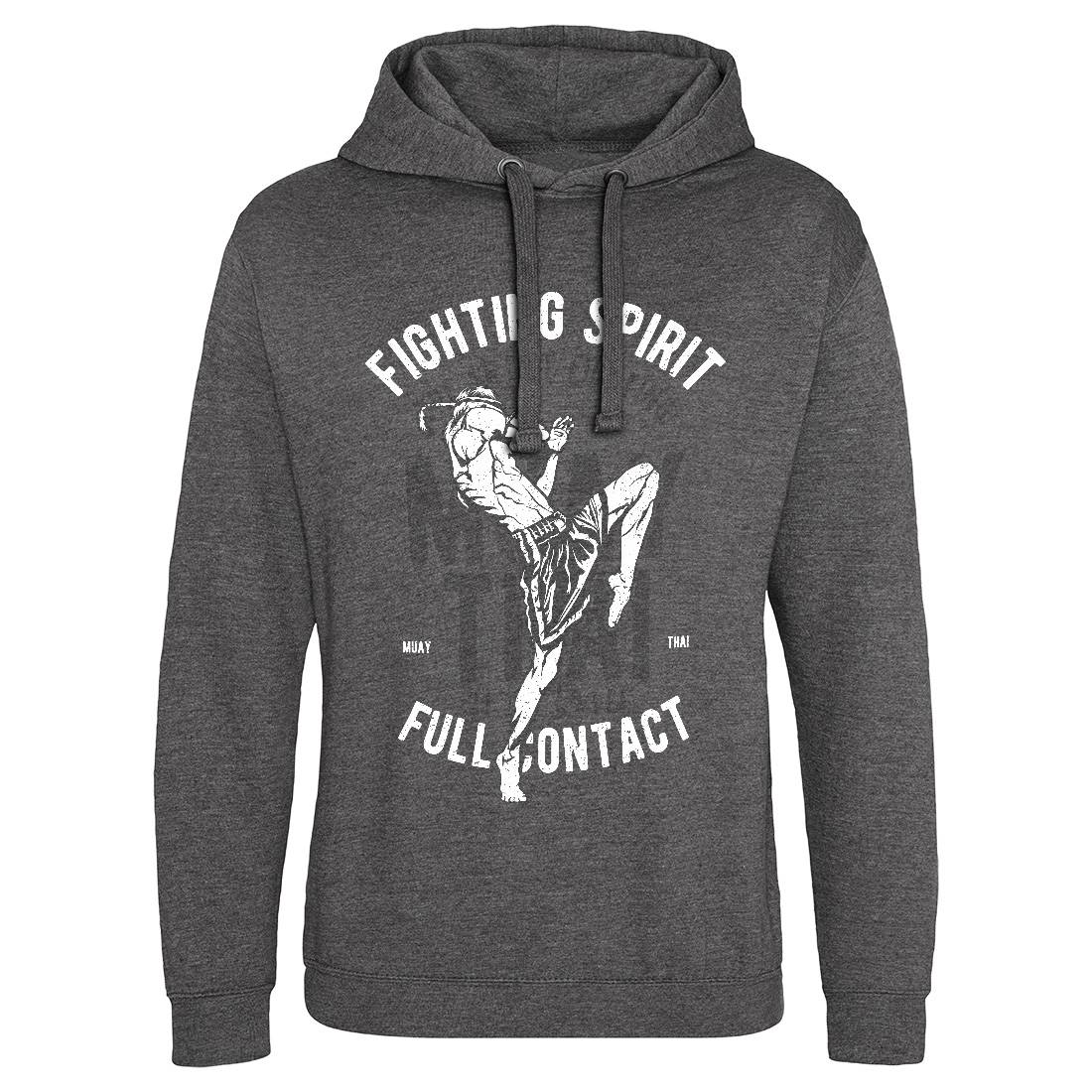 Fighting Spirit Mens Hoodie Without Pocket Sport A655