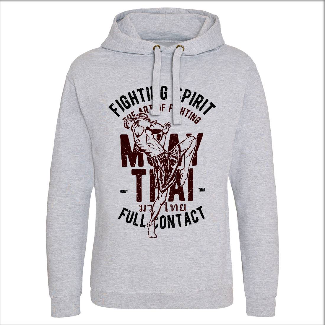 Fighting Spirit Mens Hoodie Without Pocket Sport A655