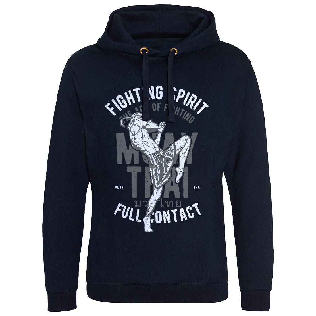Fighting Spirit Mens Hoodie Without Pocket Sport A655