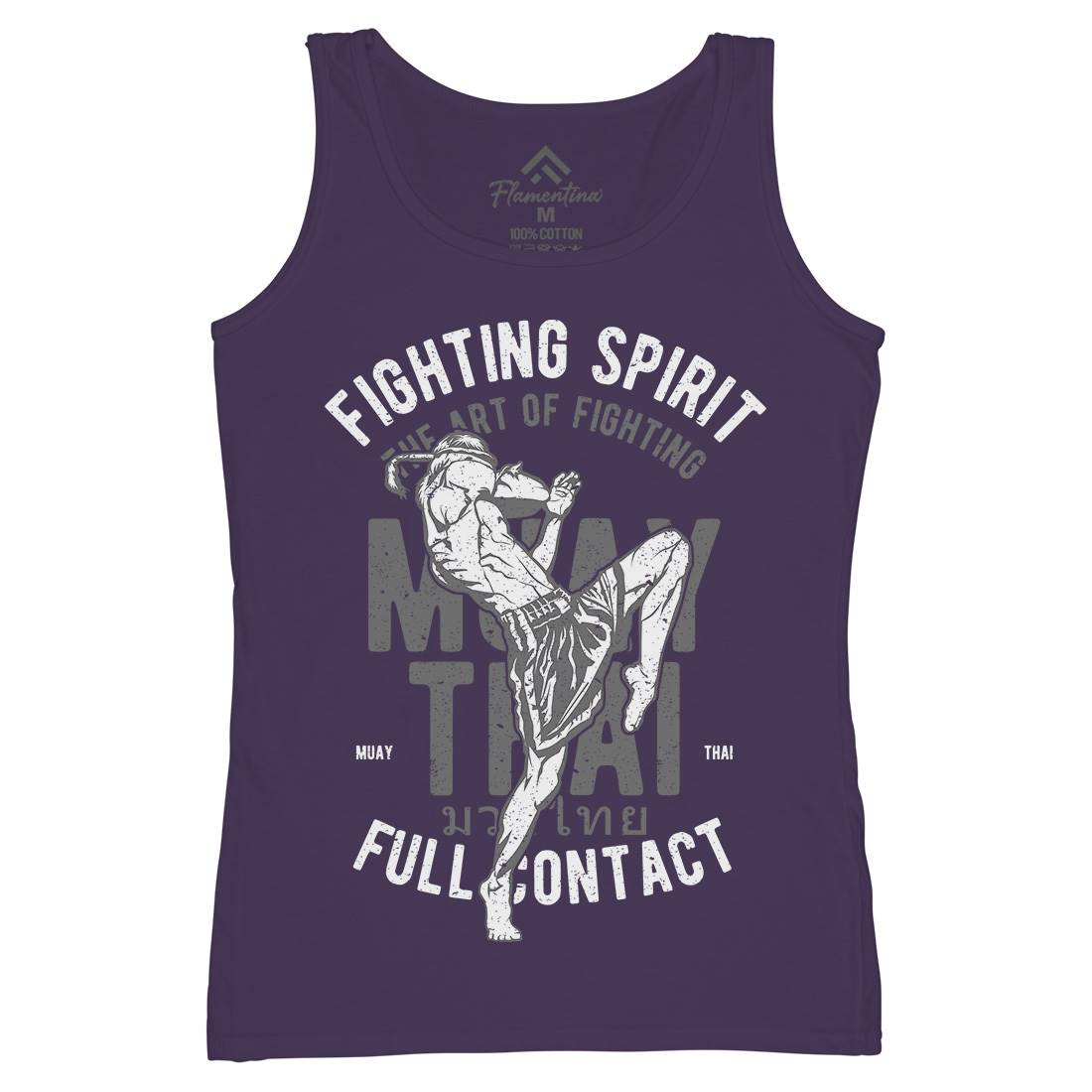 Fighting Spirit Womens Organic Tank Top Vest Sport A655