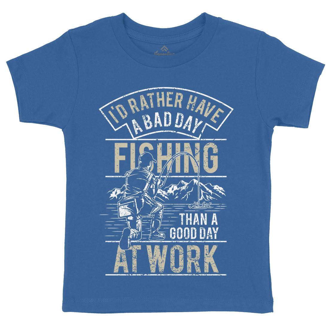 Gear Kids Crew Neck T-Shirt Fishing A660