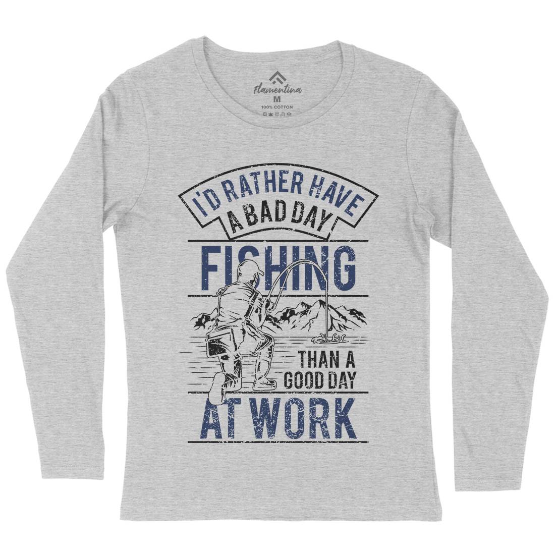 Gear Womens Long Sleeve T-Shirt Fishing A660