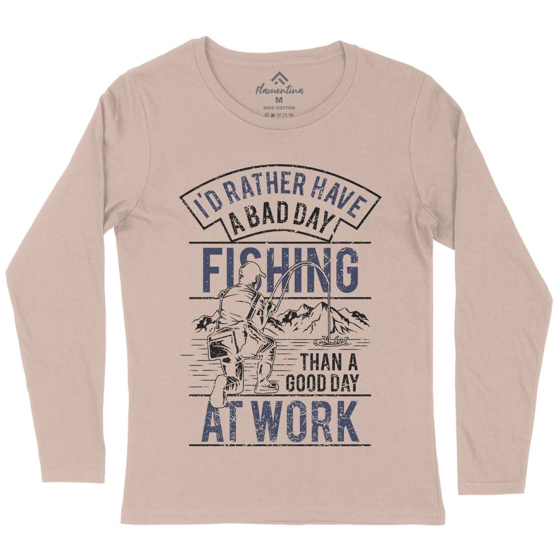 Gear Womens Long Sleeve T-Shirt Fishing A660
