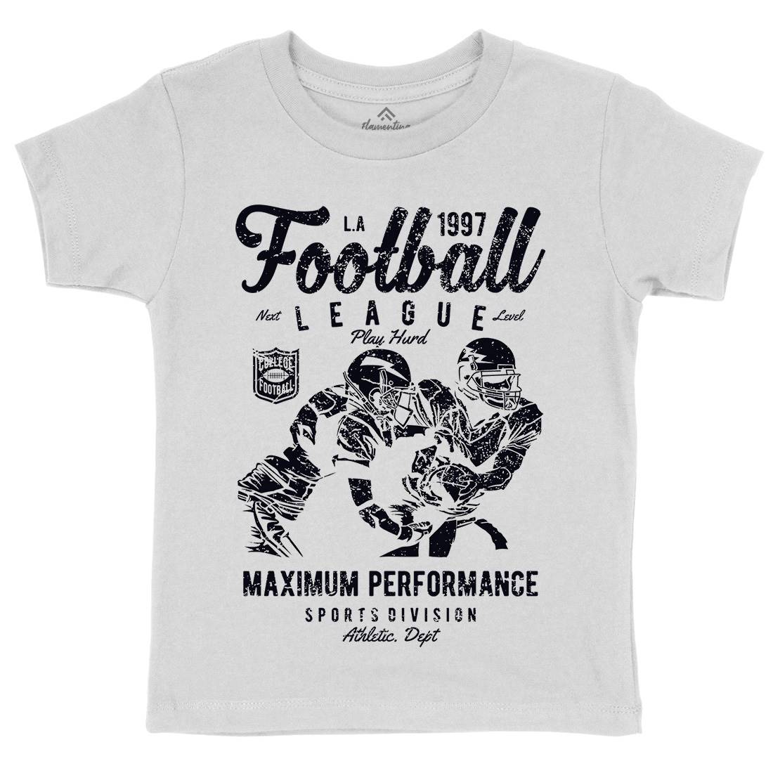Football League Kids Crew Neck T-Shirt Sport A665