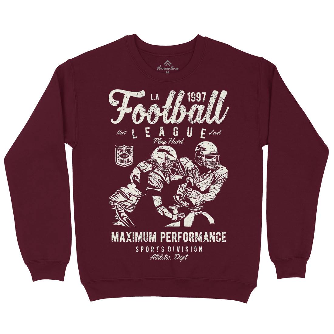 Football League Mens Crew Neck Sweatshirt Sport A665
