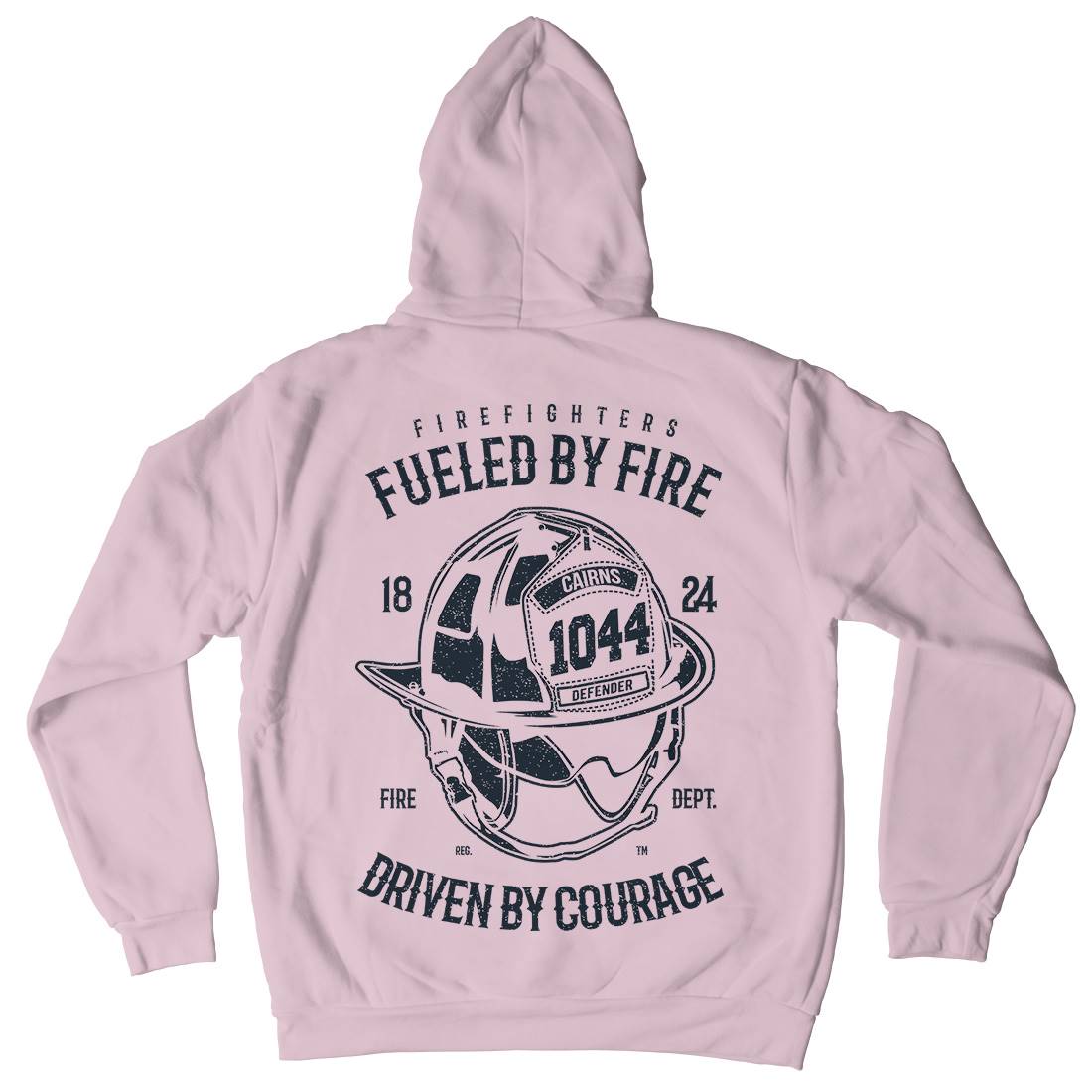 Fuelled By Fire Kids Crew Neck Hoodie Firefighters A667