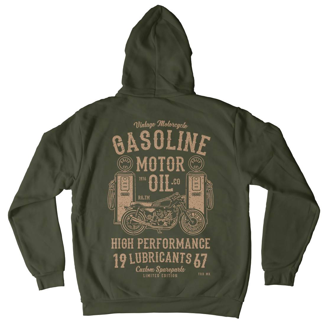 Gasoline Motor Oil Kids Crew Neck Hoodie Motorcycles A669