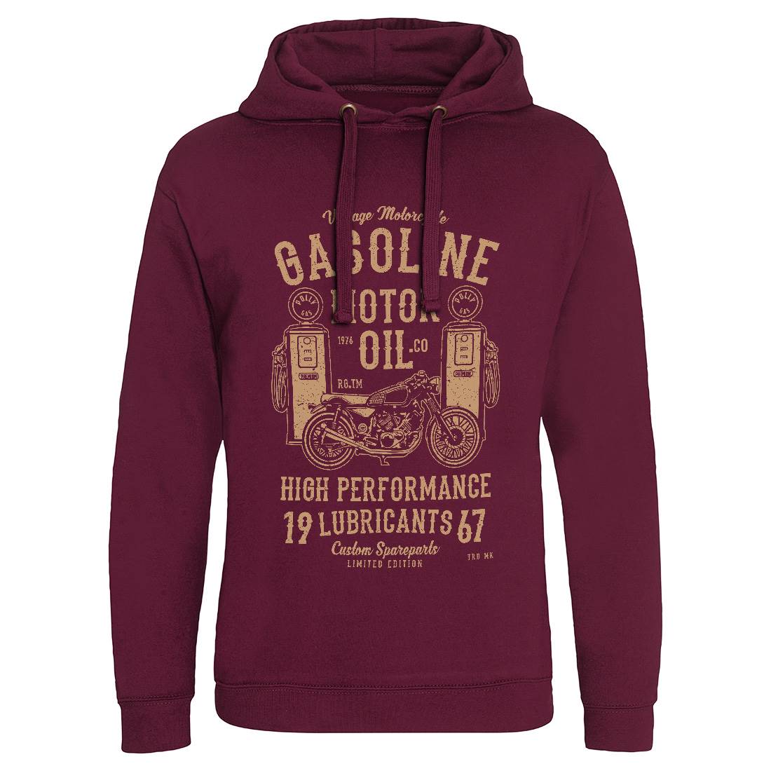 Gasoline Motor Oil Mens Hoodie Without Pocket Motorcycles A669