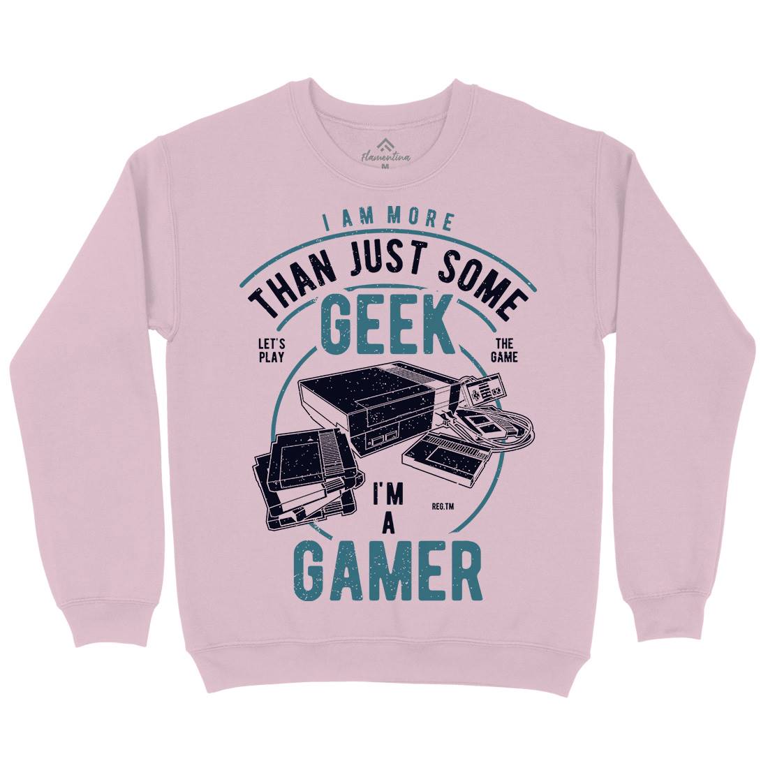Gamer Kids Crew Neck Sweatshirt Geek A670
