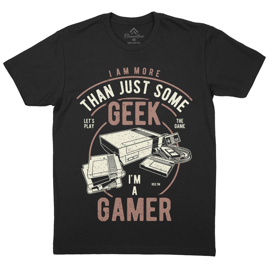 Gamer Mens Crew Neck T-Shirt Geek A670