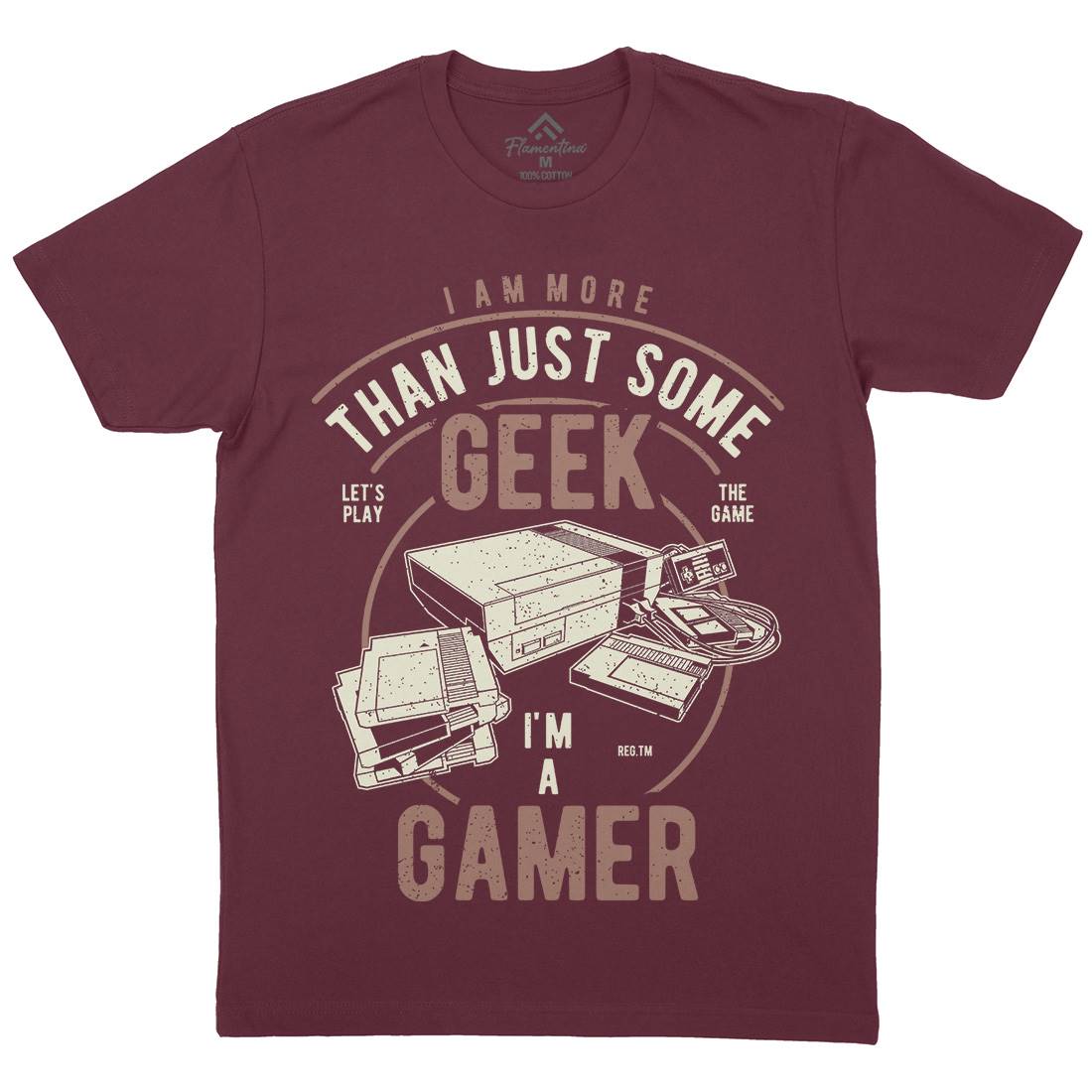 Gamer Mens Crew Neck T-Shirt Geek A670