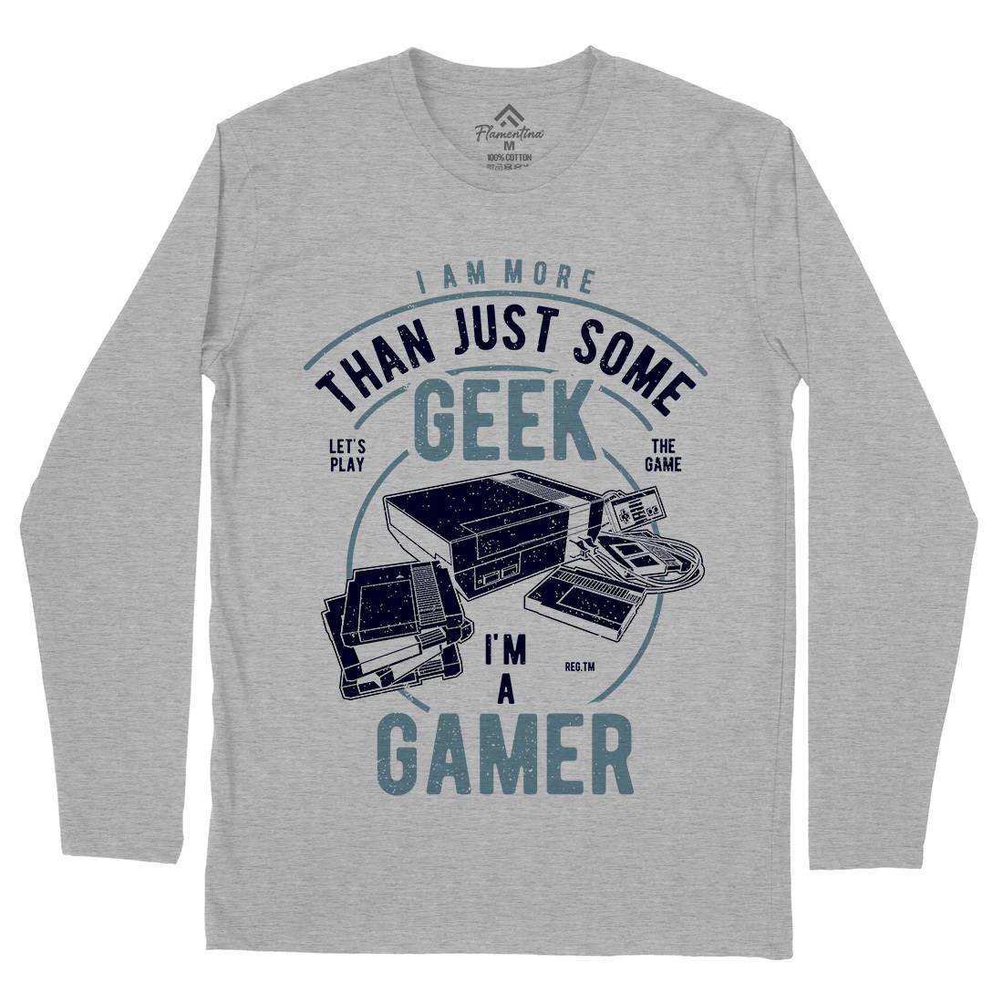 Gamer Mens Long Sleeve T-Shirt Geek A670