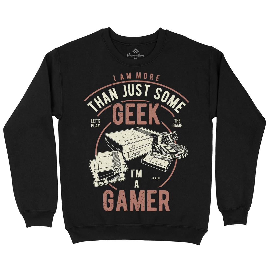 Gamer Kids Crew Neck Sweatshirt Geek A670
