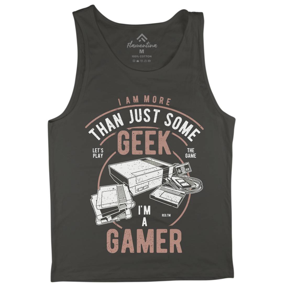 Gamer Mens Tank Top Vest Geek A670