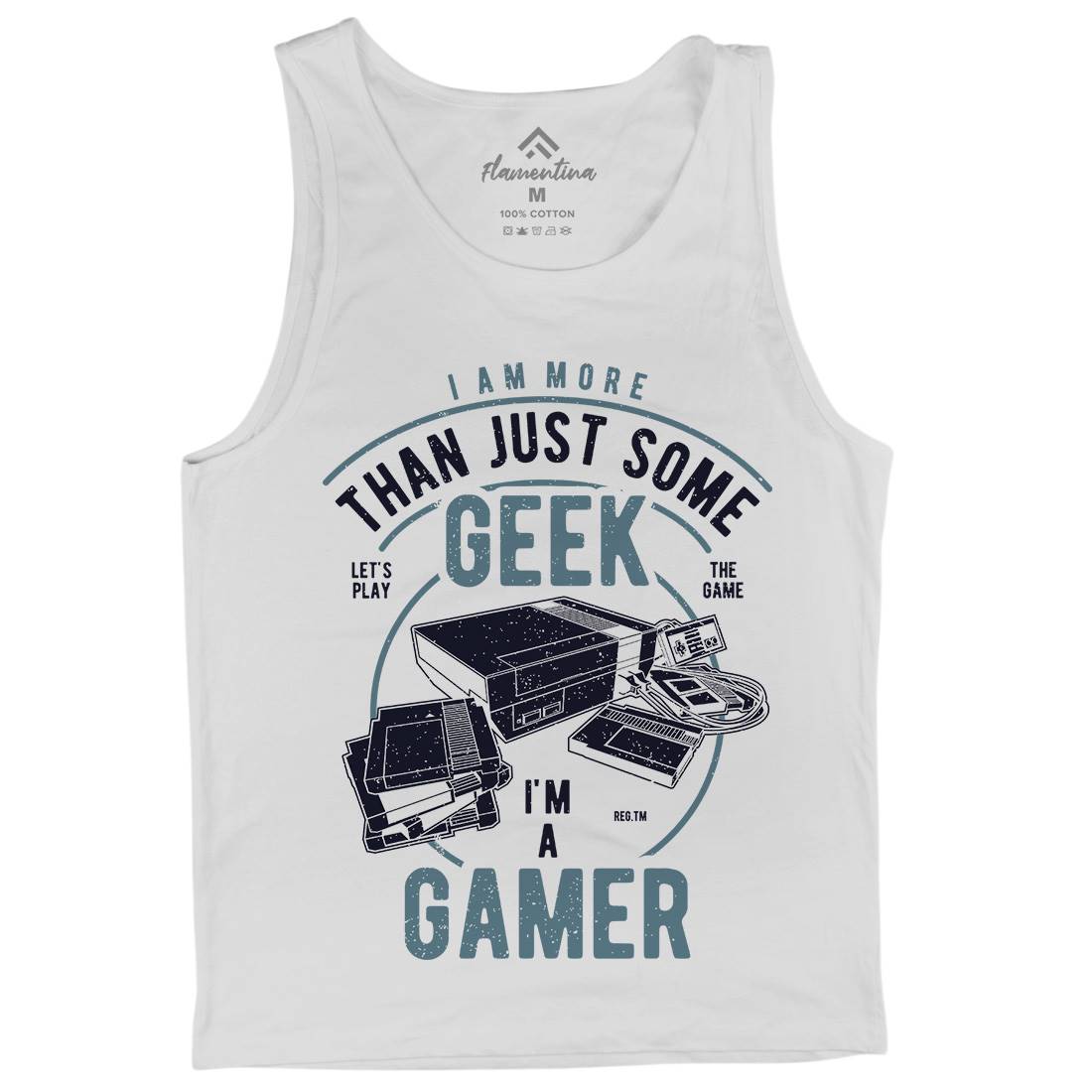 Gamer Mens Tank Top Vest Geek A670