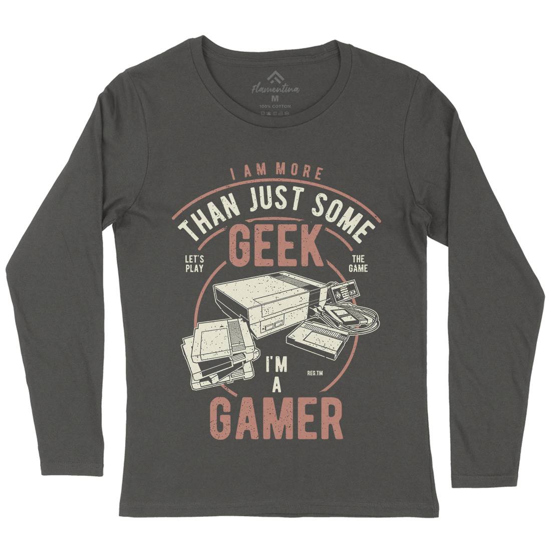 Gamer Womens Long Sleeve T-Shirt Geek A670