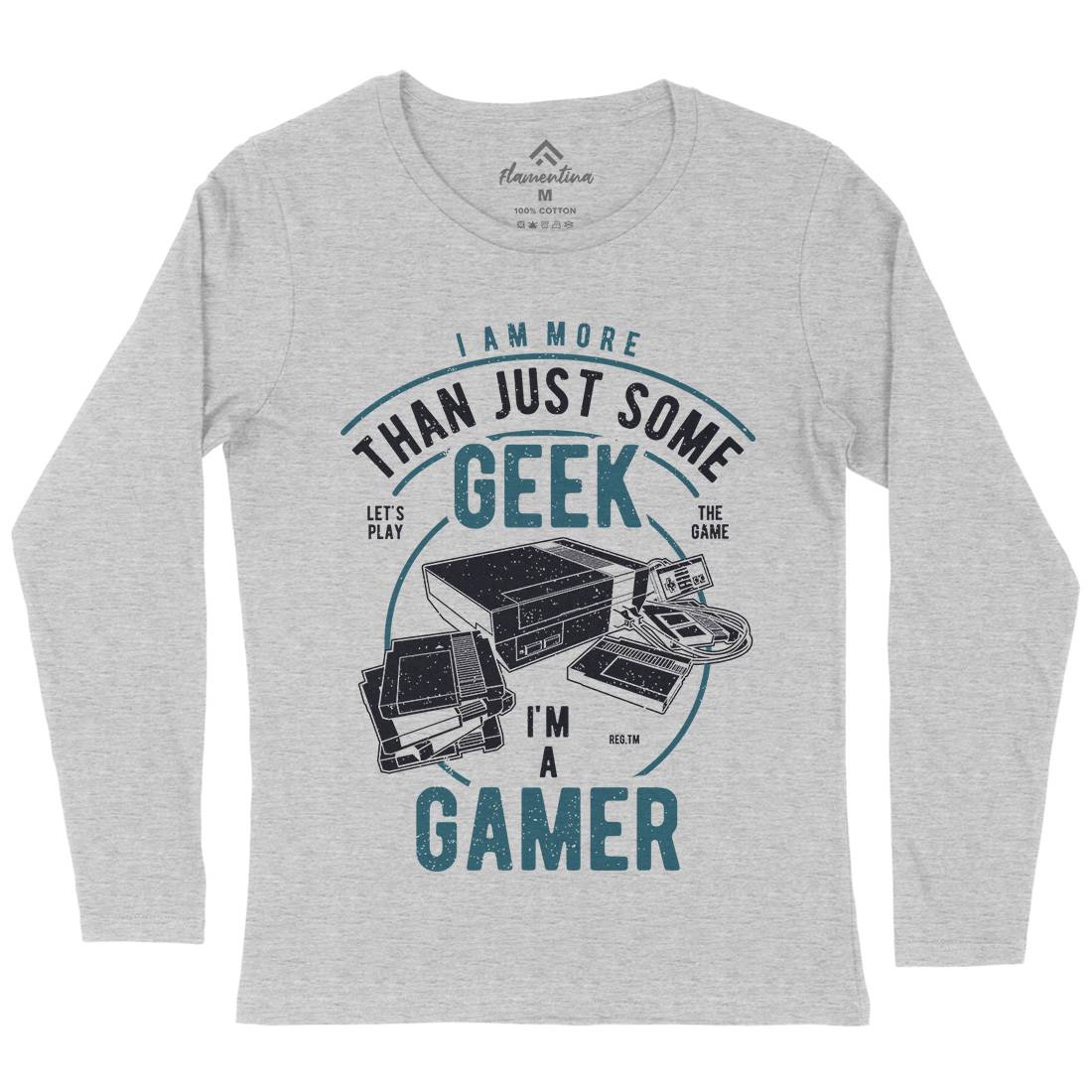 Gamer Womens Long Sleeve T-Shirt Geek A670