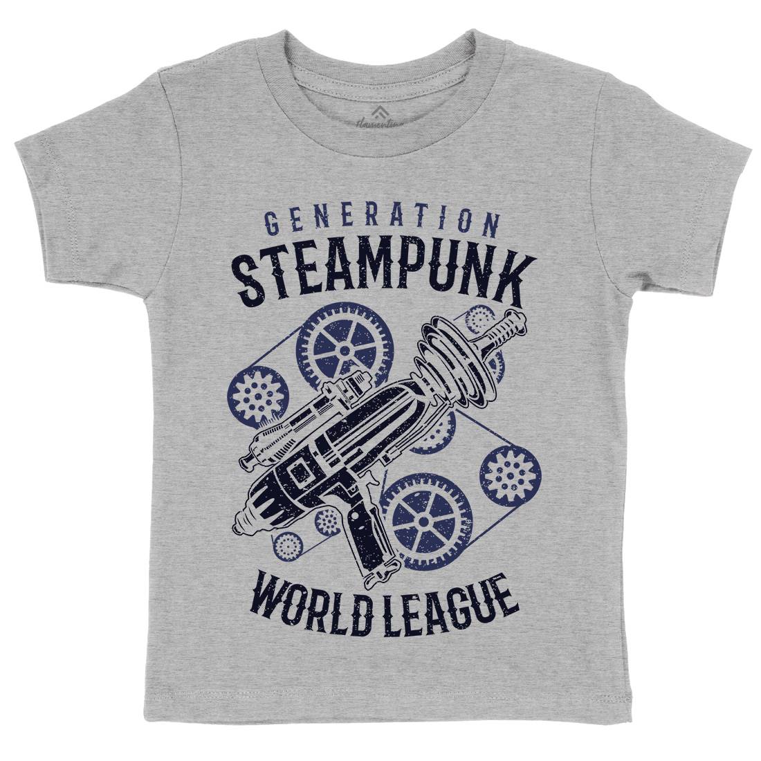 Generation Kids Organic Crew Neck T-Shirt Steampunk A671
