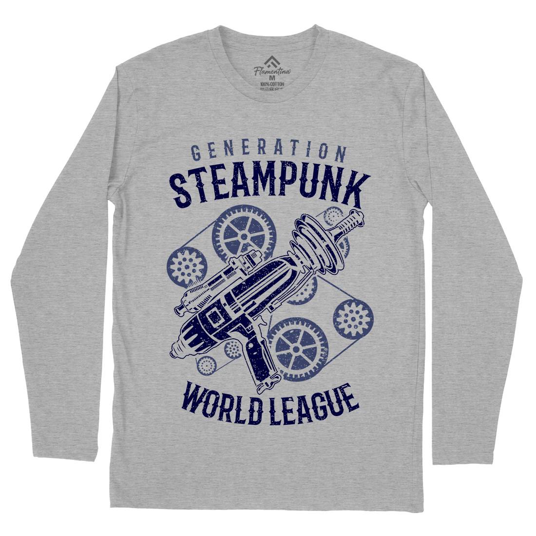 Generation Mens Long Sleeve T-Shirt Steampunk A671