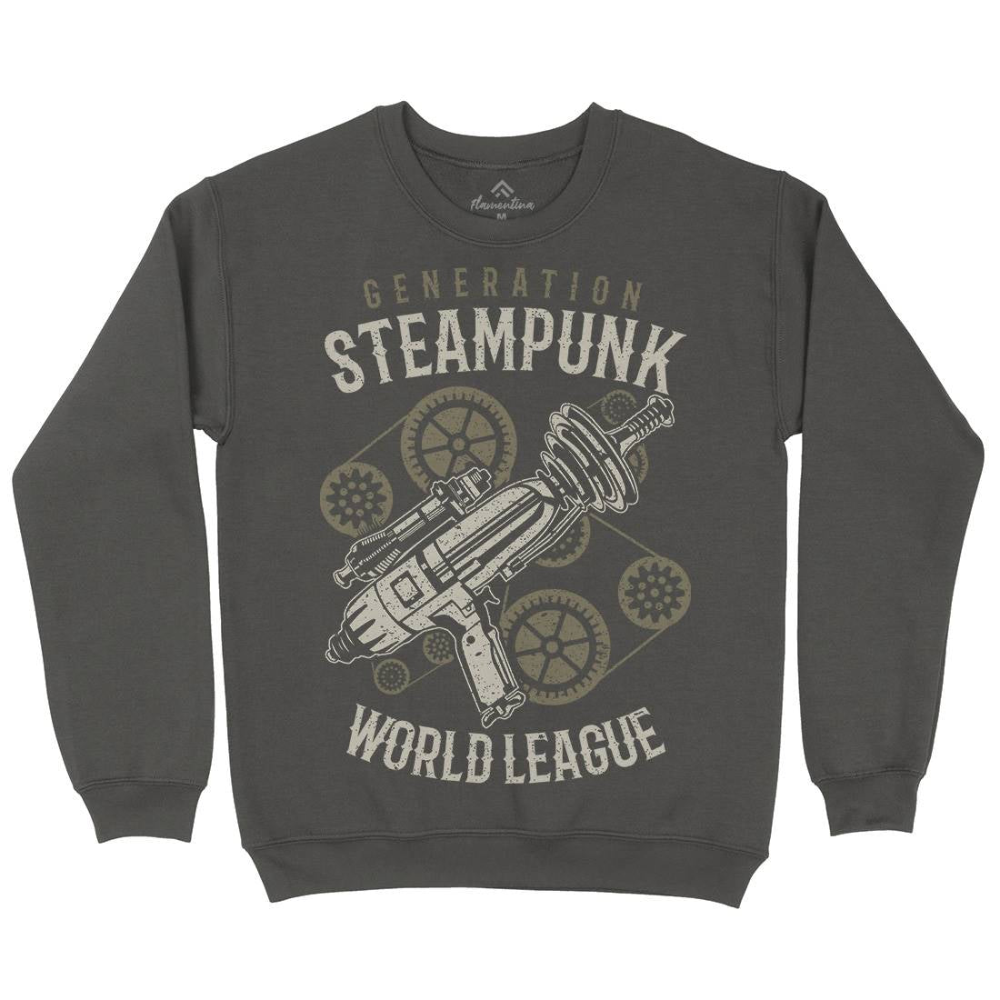 Generation Mens Crew Neck Sweatshirt Steampunk A671