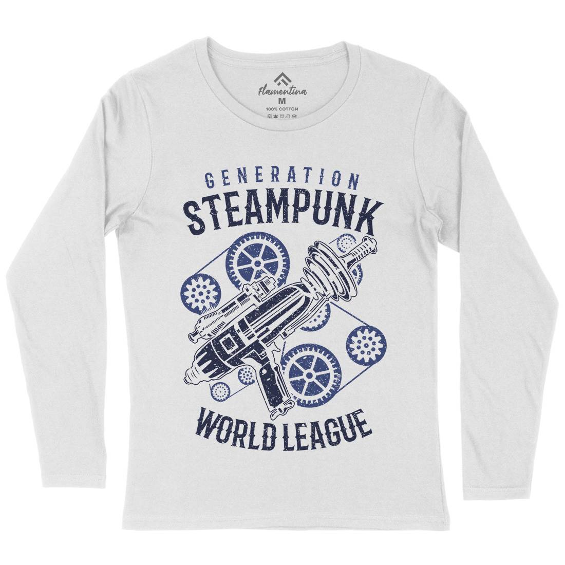 Generation Womens Long Sleeve T-Shirt Steampunk A671