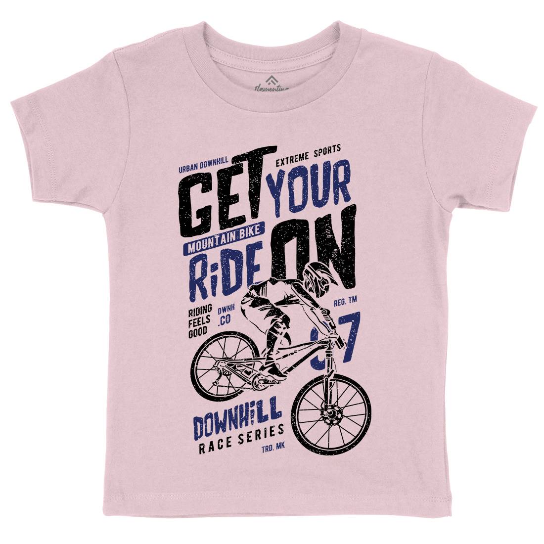 Get Your Ride Kids Crew Neck T-Shirt Bikes A673
