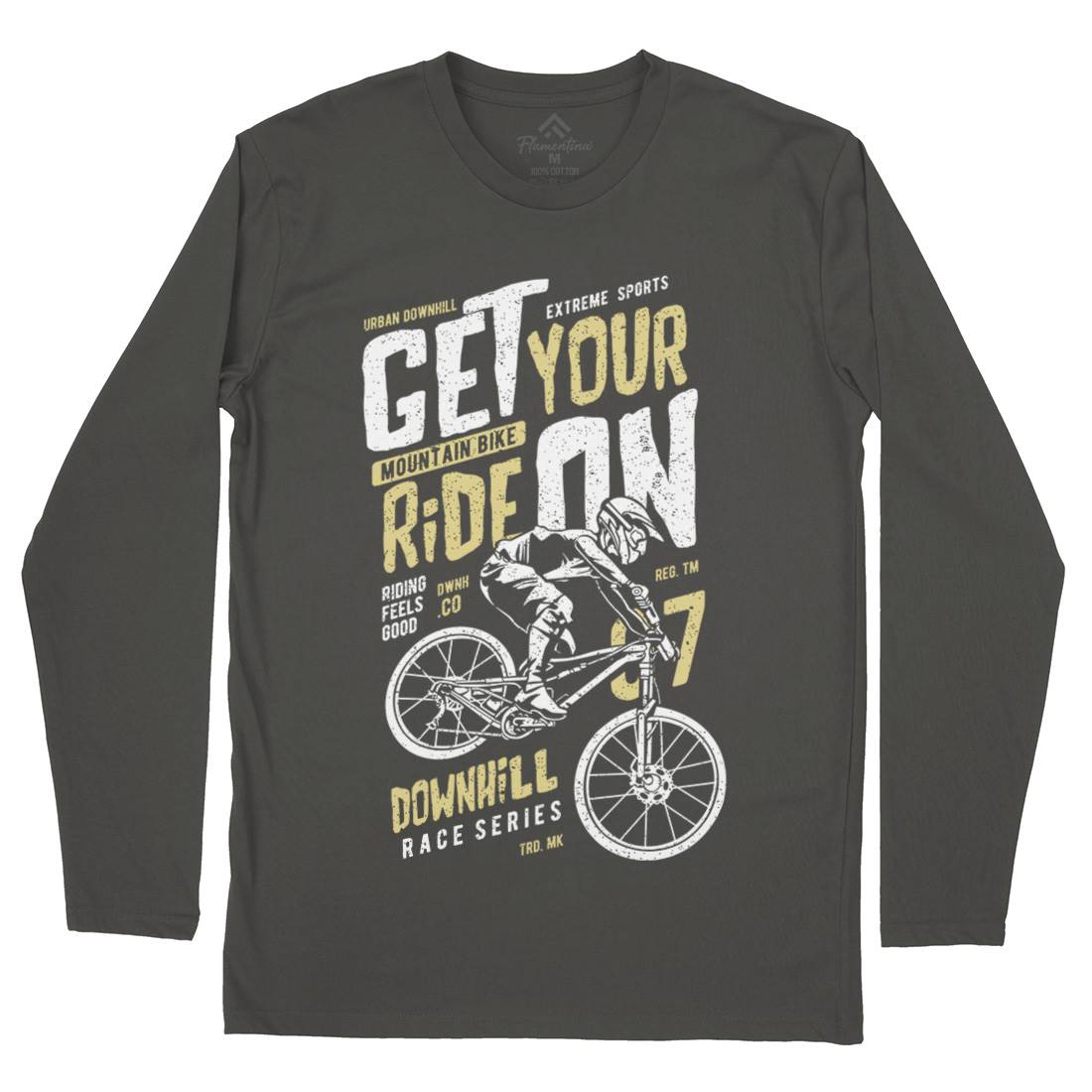 Get Your Ride Mens Long Sleeve T-Shirt Bikes A673