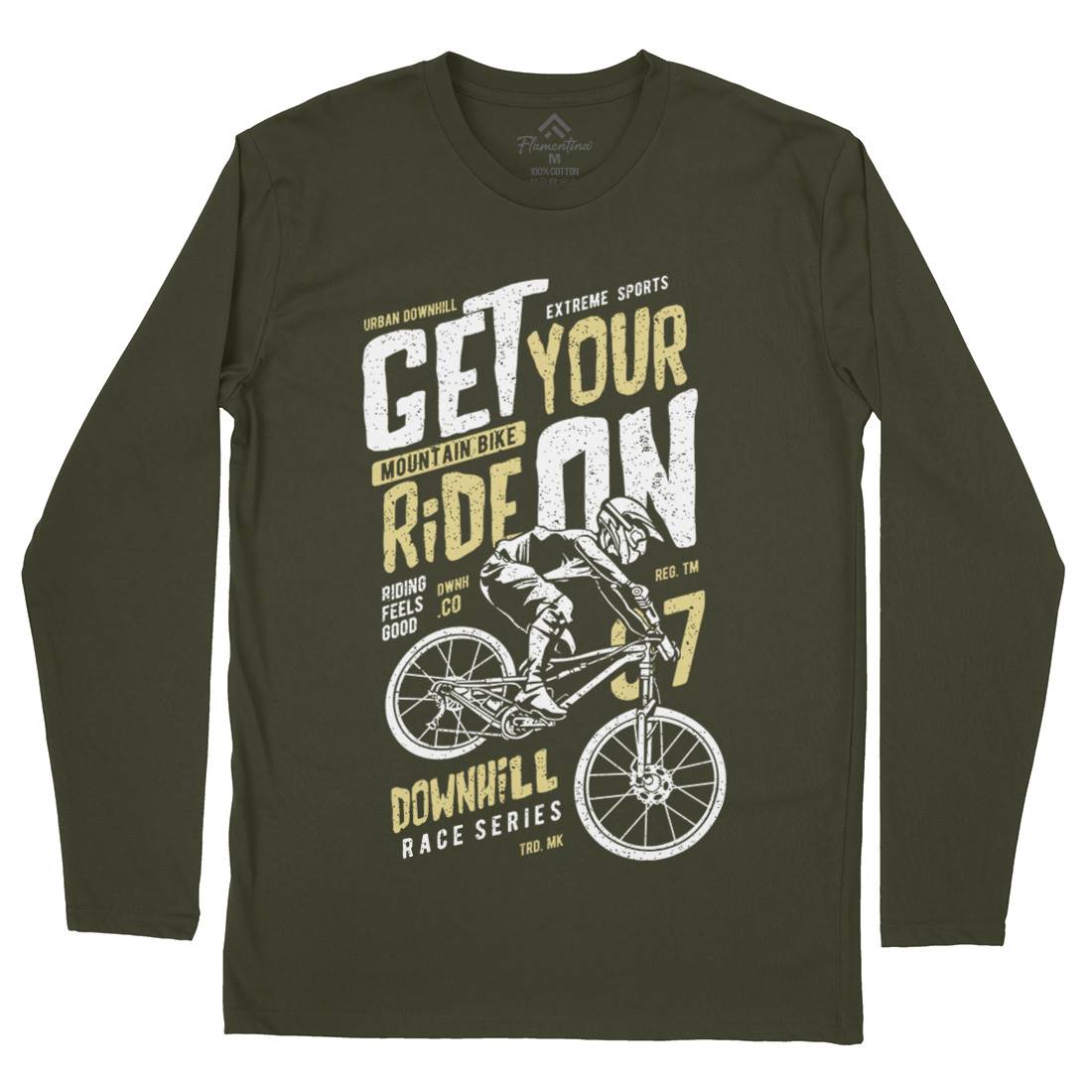Get Your Ride Mens Long Sleeve T-Shirt Bikes A673