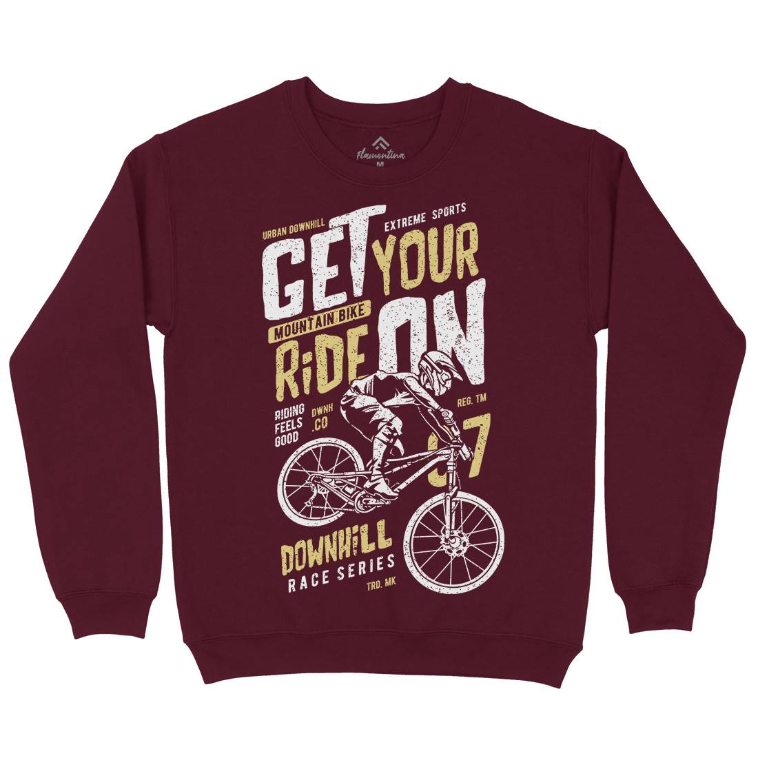 Get Your Ride Kids Crew Neck Sweatshirt Bikes A673