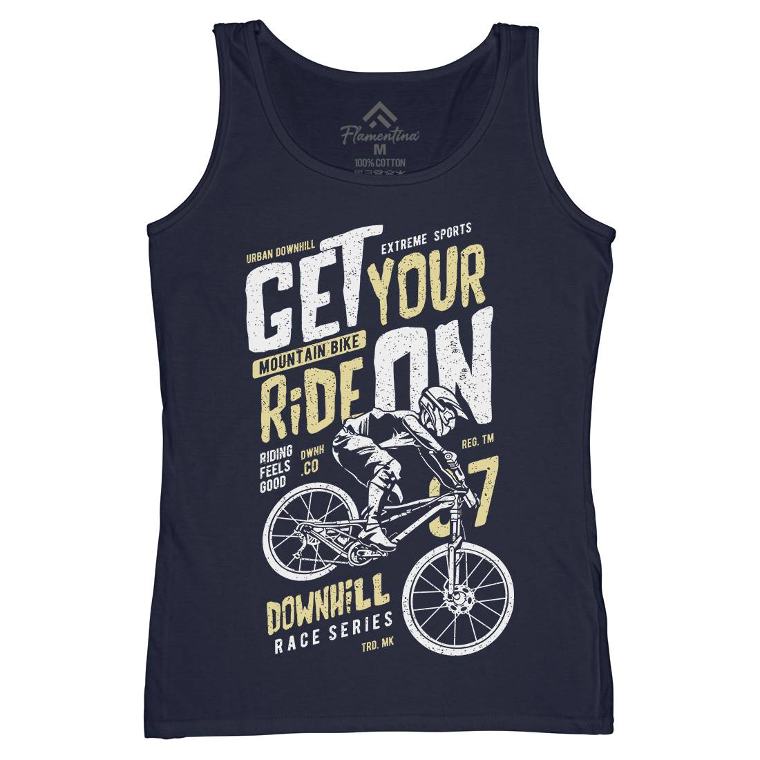 Get Your Ride Womens Organic Tank Top Vest Bikes A673