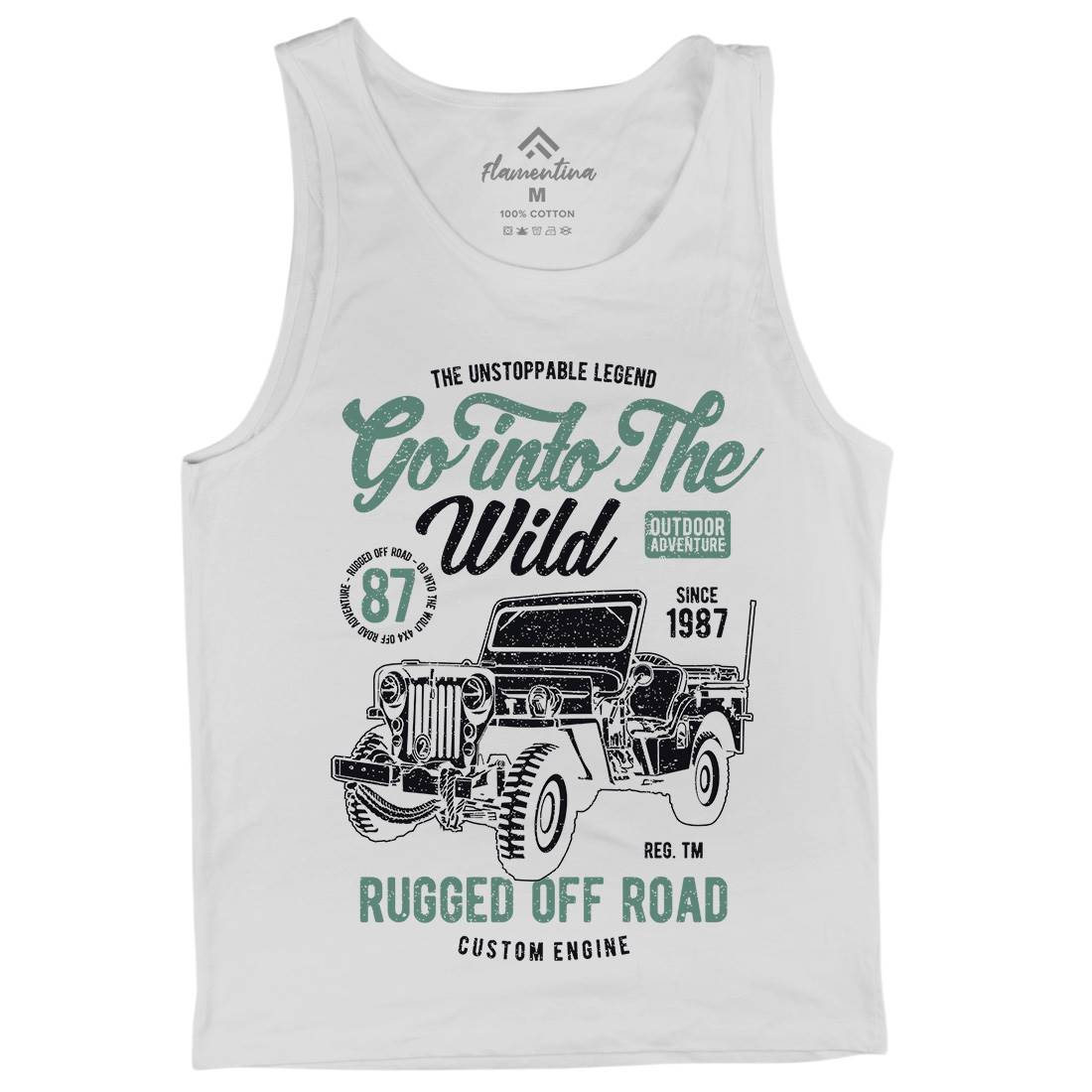 Go Into The Wild Mens Tank Top Vest Vehicles A674