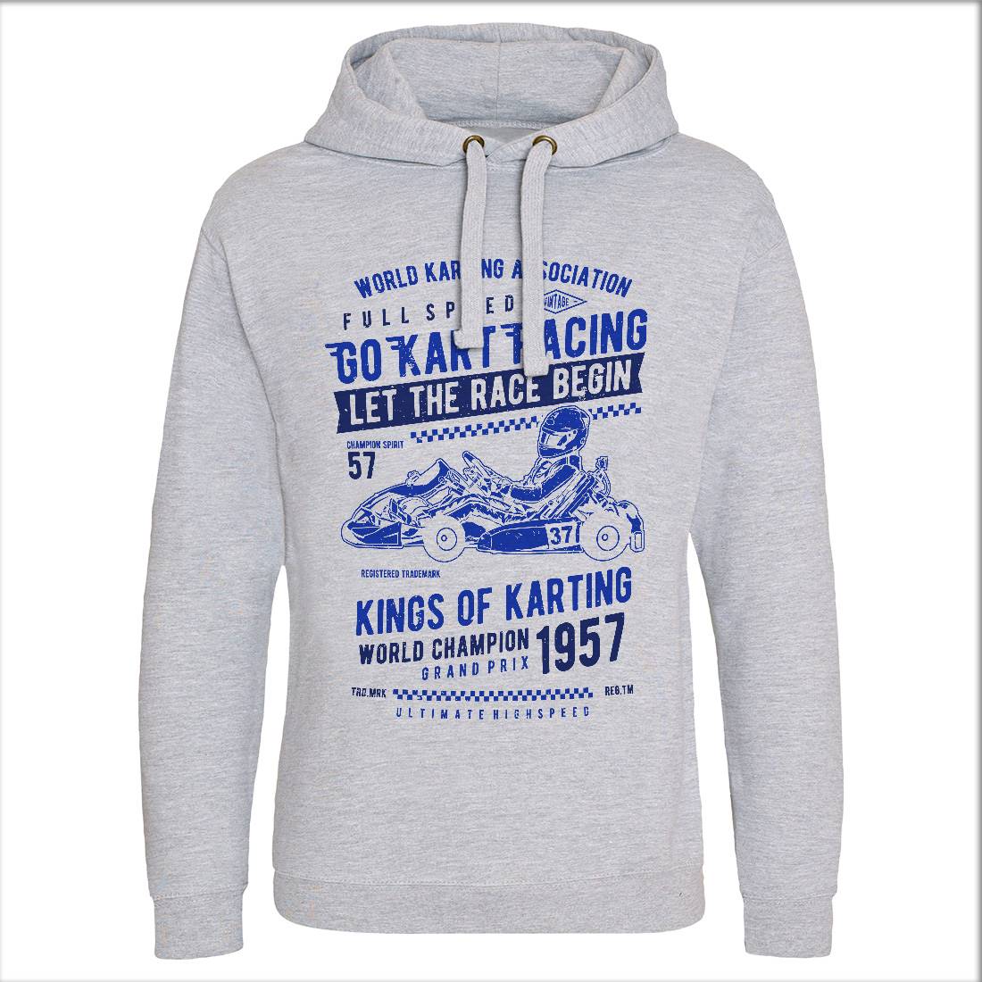 Go Kart Racing Mens Hoodie Without Pocket Cars A675