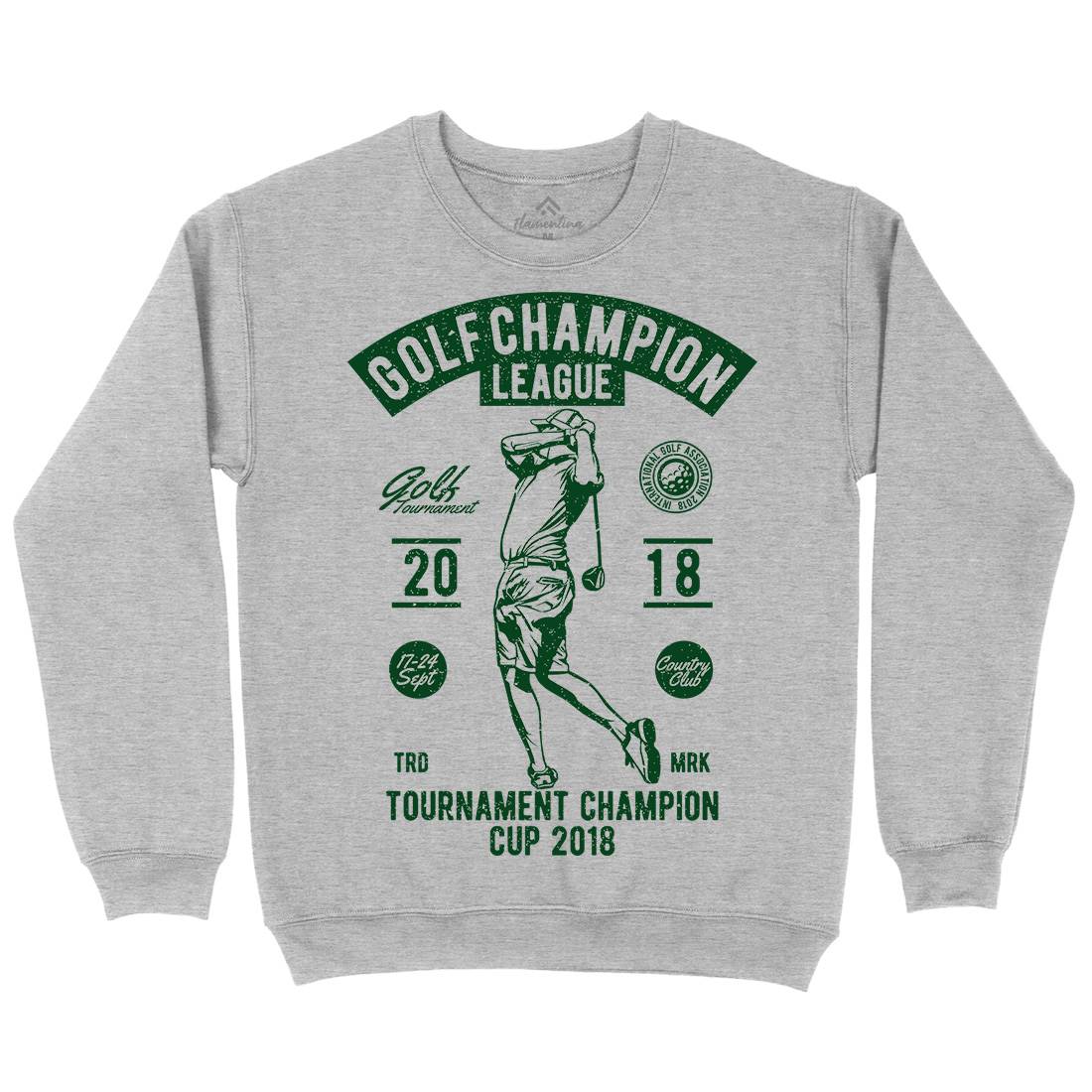 Golf Champion Kids Crew Neck Sweatshirt Sport A676