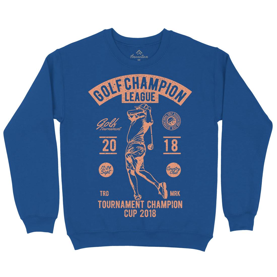 Golf Champion Kids Crew Neck Sweatshirt Sport A676
