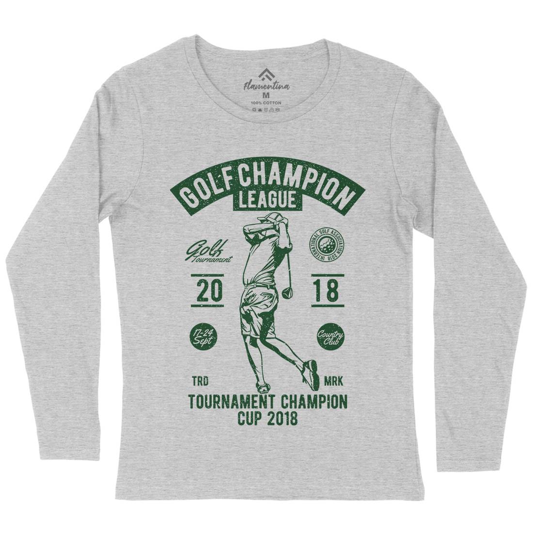 Golf Champion Womens Long Sleeve T-Shirt Sport A676