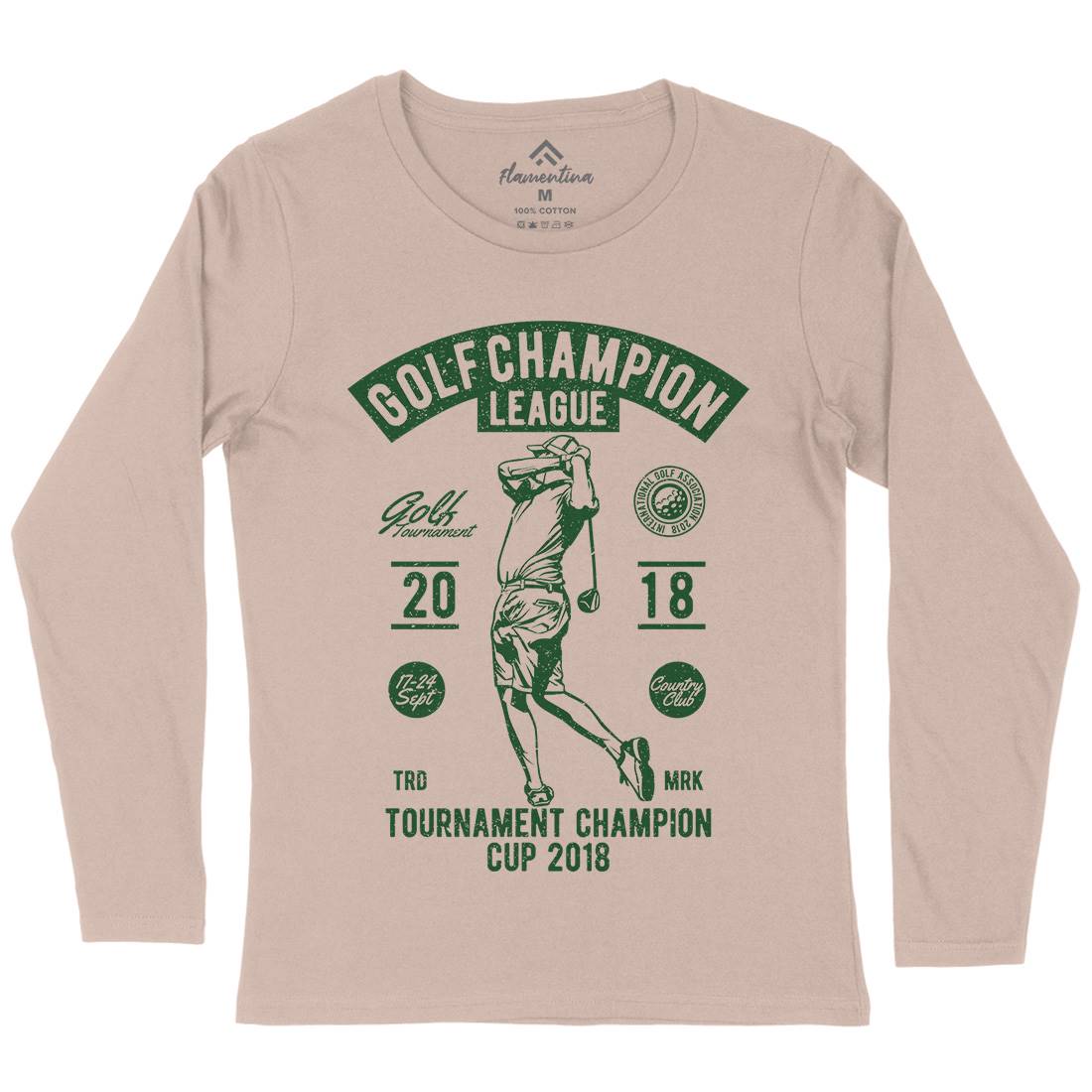 Golf Champion Womens Long Sleeve T-Shirt Sport A676
