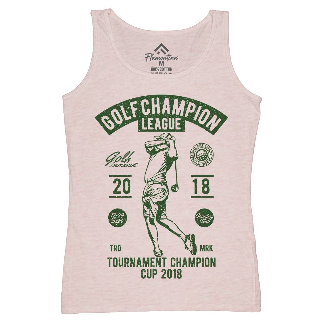 Golf Champion Womens Organic Tank Top Vest Sport A676