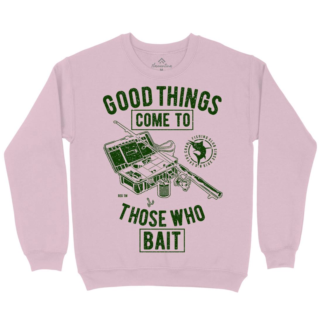 Good Things Kids Crew Neck Sweatshirt Fishing A677