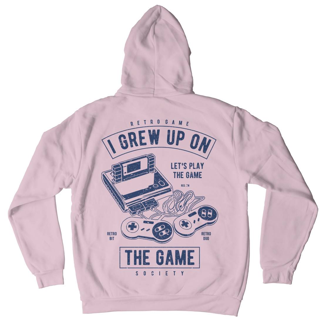 Grew Up On The Game Kids Crew Neck Hoodie Geek A679