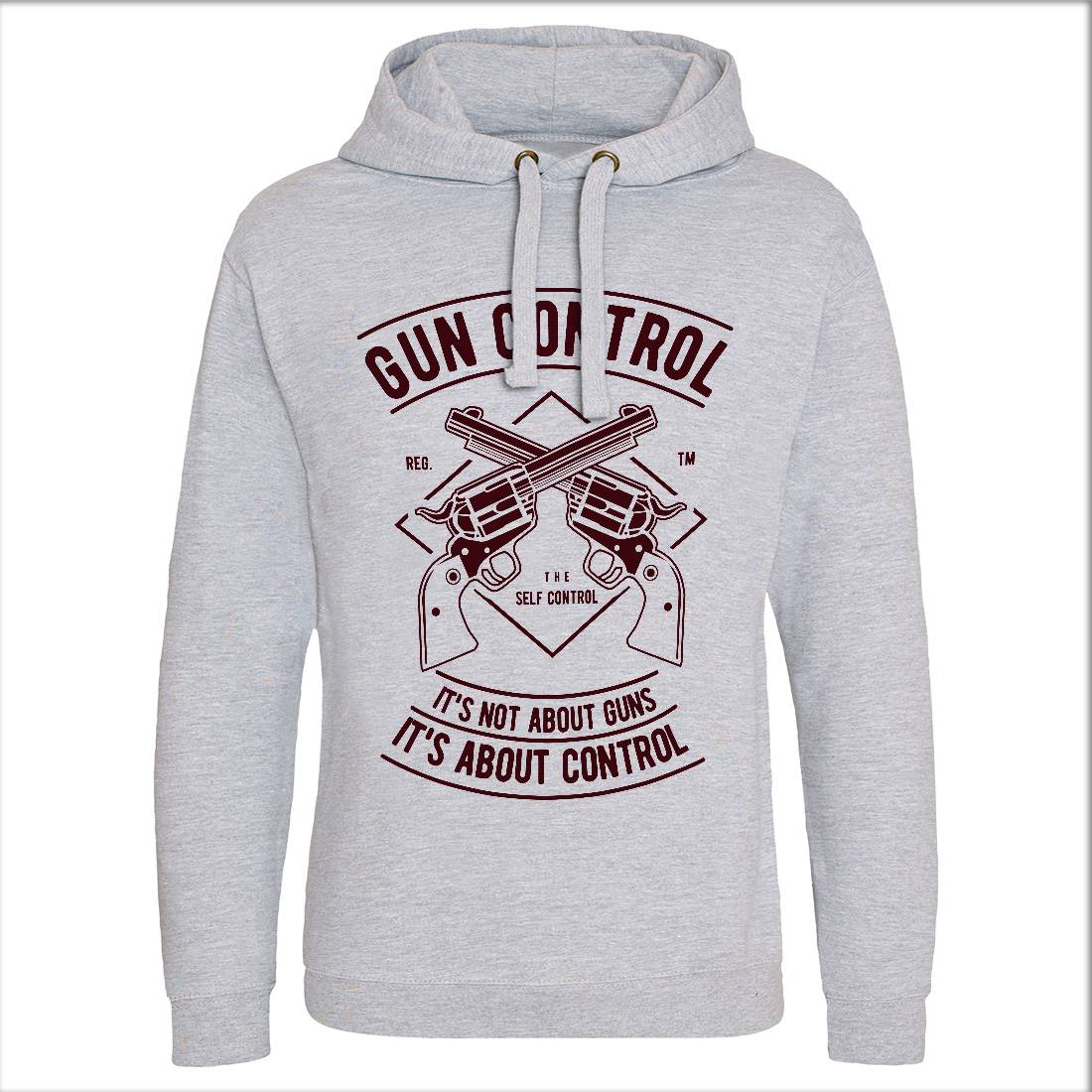 Gun Control Mens Hoodie Without Pocket American A680
