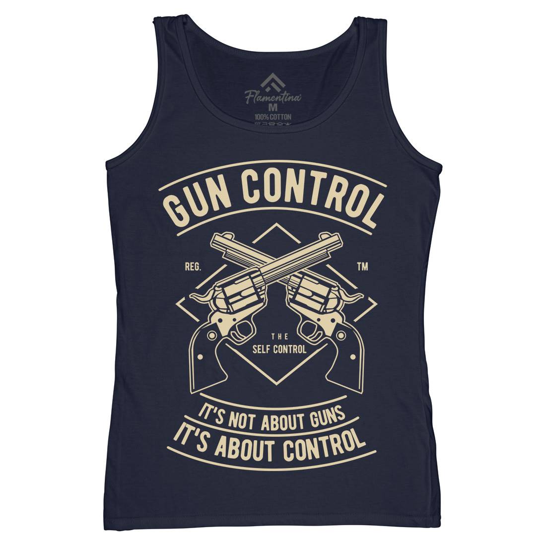 Gun Control Womens Organic Tank Top Vest American A680