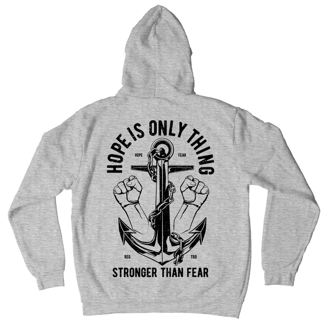 Hope Is Only Thing Mens Hoodie With Pocket Quotes A685