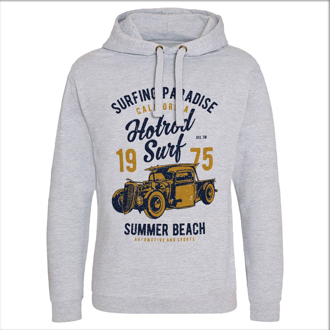 Hotrod Mens Hoodie Without Pocket Surf A688