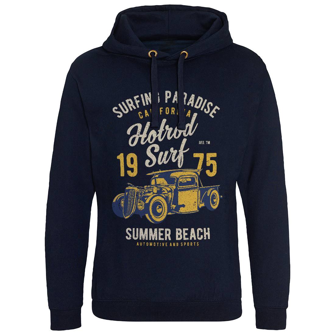 Hotrod Mens Hoodie Without Pocket Surf A688
