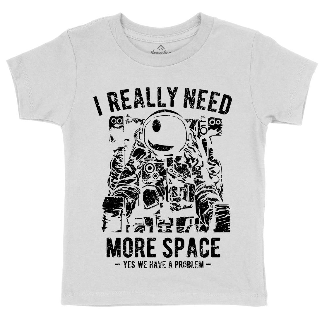 I Really Need More Kids Organic Crew Neck T-Shirt Space A690