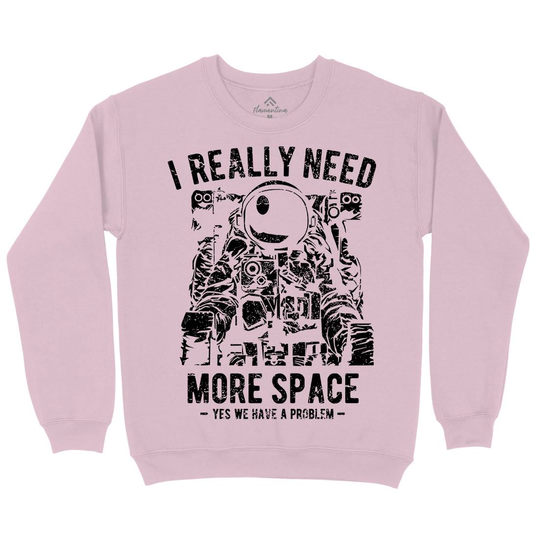 I Really Need More Kids Crew Neck Sweatshirt Space A690