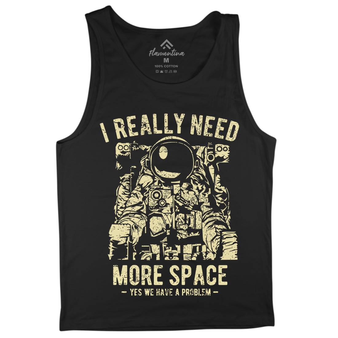 I Really Need More Mens Tank Top Vest Space A690