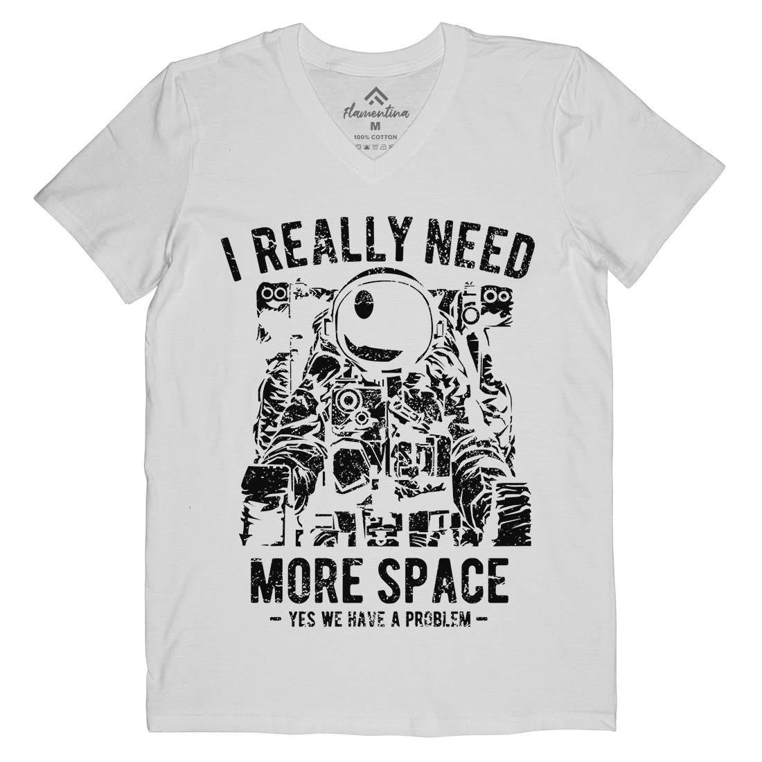 I Really Need More Mens V-Neck T-Shirt Space A690